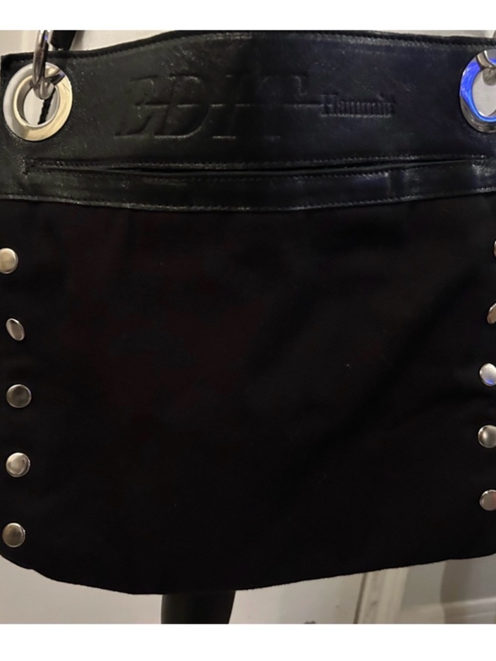 Hammitt Edit Black Leather/Canvas Crossbody Bag, New without Tags.
12”x12”x2.5”